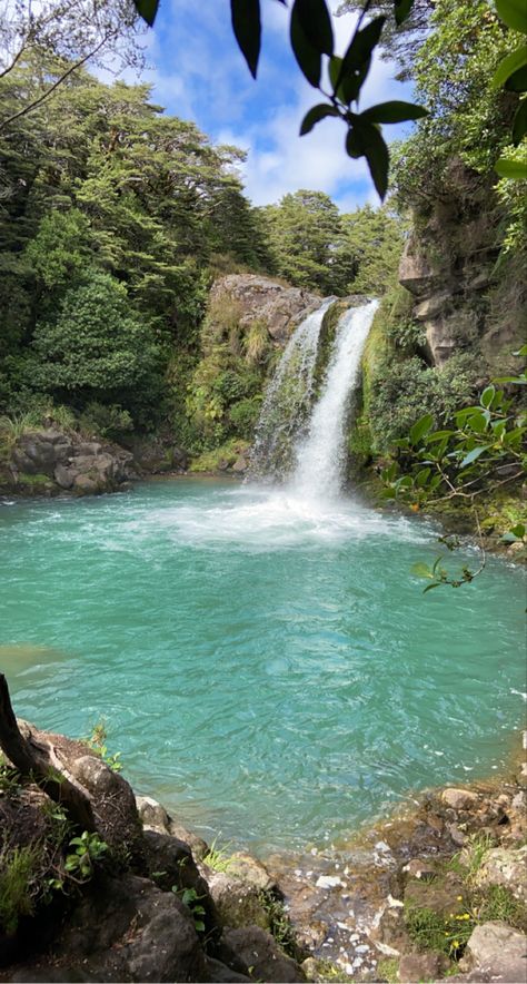 Forest Waterfall Aesthetic, Waterfall Tropical, Rainforest Waterfall, Rainforest Landscape, Pretty Nature Pictures, Waterfall Pictures, Forest Waterfall, Adventure Inspiration, Fantasy Island