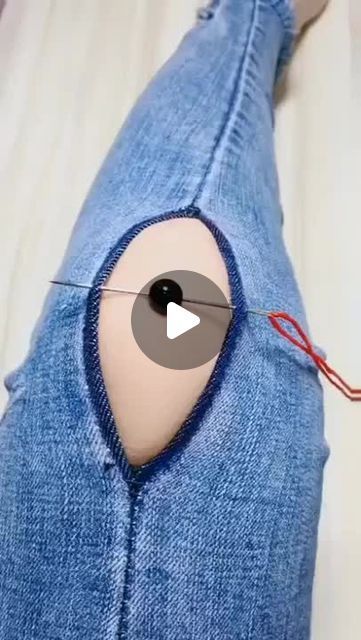 Fix Ripped Jeans, Jeans Sewing, Beading Crafts, Ripped Jeans, Repair, Audio, Sewing, The Originals