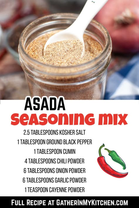 Carne Asada Seasoning Rub, Homemade Carne Asada Seasoning, Simple Carne Asada Marinade, Authentic Mexican Seasoning, How To Season Carne Asada Meat, Mexican Steak Seasoning, Carne Asada Recipes Tacos, Marinade For Carne Asada Meat, Chipotle Carne Asada Recipe