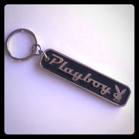 Brand New Keychain Playboy Original New With Out Tags Men’s Keychain, Cool Key Chains, Good Gifts For Boyfriends, Bape Keychain, Cute Car Keys, Car Keychain Aesthetic, Car Keys Keychain Ideas, Lighter Keychain, Mens Keychain