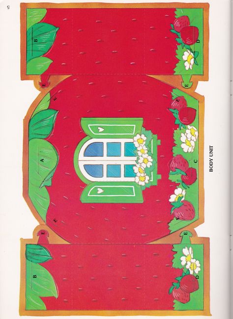 Strawberry Shortcake's Toy Book - 5 Strawberry Shortcake House, Strawberry Shortcake Toys, Strawberry House, Vintage Strawberry Shortcake Dolls, Strawberry Shortcake Birthday, Strawberry Shortcake Party, Strawberry Shortcake Doll, Paper Doll House, Vintage Strawberry Shortcake