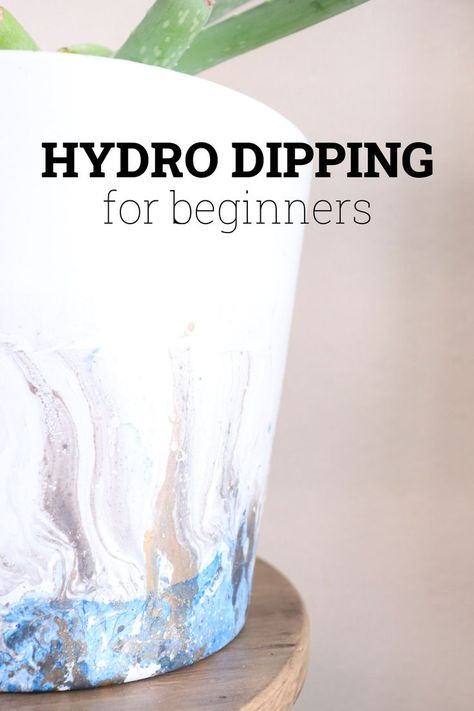 Learn how to hydro dip at home, create works for art with water and paint using this simple and fun craft technique. How To Hydro Dip With Acrylic Paint, Paint Dipped Vase, Hydro Dipping Diy Acrylic Paint, How To Hydro Dipping Diy Spray Paint, Spray Paint Water Dipping, Hydro Dipping With Acrylic Paint, Water Marbling Art, Hydrodipping With Acrylic Paint, Water Marbling Acrylic Paint