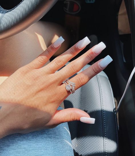 Milky White Coffin Nails, Milky White Coffin, Azlia Williams, Nail Inspo Ideas, White Coffin Nails, Greece Trip, Birthday Nails, Classy Nails, Nails Toes