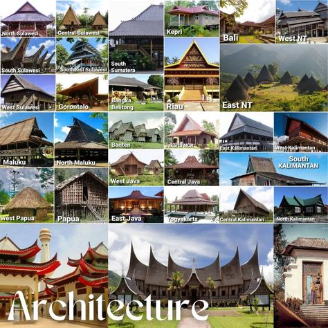 . Indonesia Traditional #Architecture Indonesian Architecture, Indonesia Traditional, Traditional Architecture, Tea House, Creative Words, Indonesia, Architecture, On Instagram, Instagram