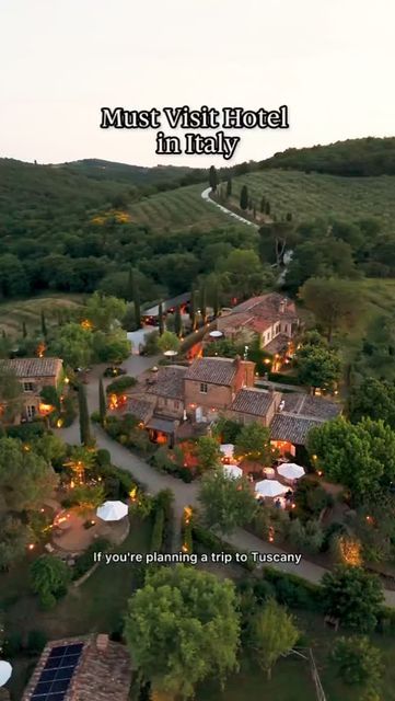 Italian Tourism Board on Instagram: "One of the most charming hotels in Italy, add this hotel to your list!😍🥰 A gorgeous, sustainably-focused agriturismo with panoramic views over vineyards and olive groves, @lupaia is the perfect place to rest and reset. 

Sandwiched between popular hill top towns like Montepulciano and Montefollonico, the location doesn’t get much better. And with rustic chic interiors, a stunning infinity pool and soul-soothing gardens, this is the type of boutique retreat that will stay with you forever! 

@smallluxuryhotels 

Best luxury hotels in Italy | Small luxury hotels Tuscany | boutique hotels Tuscany | Tuscany hotel guide | Where to stay in Tuscany | Romantic hotels for couples in Italy | Unique hotels Tuscany |" Boutique Retreats, Small Luxury Hotels, Romantic Hotel, Montepulciano, Chic Interior, Unique Hotels, Infinity Pool, Rustic Chic, Perfect Place