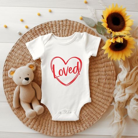 Valentines Onesie, Valentines Baby, Valentines Day Baby, Cute Valentines, Love Baby, Gender Neutral Baby Clothes, Valentines For Kids, Gender Neutral Baby, Baby Love