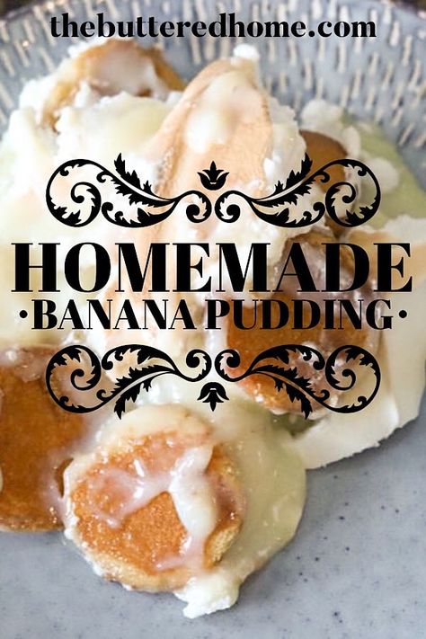 Old Fashioned Custard, Desserts Banana, Banana Pudding From Scratch, Banana Desserts, Old Fashioned Banana Pudding, Pudding Banana, Muffins Banana, Desserts Homemade, Banana Pudding Desserts