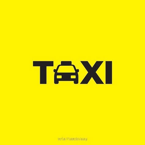 Taxi Logo Design, Logo Taxi, Taxi Logo, Place Logo, Typography Logo Inspiration, Service Logo, Logo Food, Taxi Service, New Theme