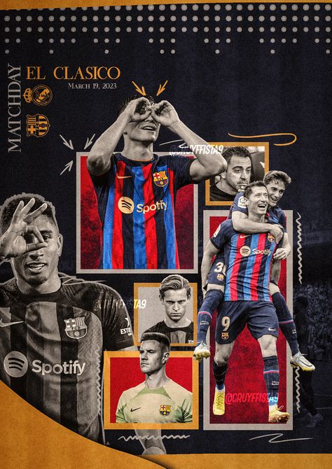 FC Barcelona Classico Poster Design Barcelona Poster Design, Barcelona Graphic Design, Vintage Football Poster, Barca Poster, Punk Poster Design, Barcelona Poster, Madrid Football Club, Barcelona Vs Real Madrid, Soccer Room