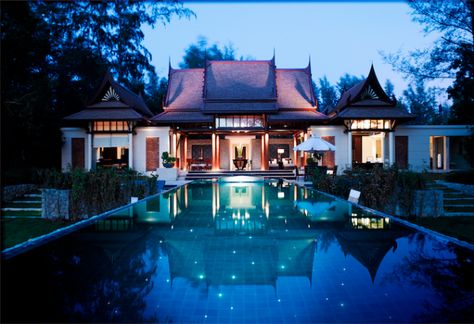 Hotel Review: Double Pool Villas, Banyan Tree Phuket  http://www.destinasian.com/countries/east-southeast-asia/thailand/review-banyan-tree-phuket-double-pool-villas/ Modern Japanese Style, Phuket Resorts, Japanese Style House, Thailand Hotel, Most Luxurious Hotels, Banyan Tree, Phuket Thailand, Cool Pools, Thailand Travel