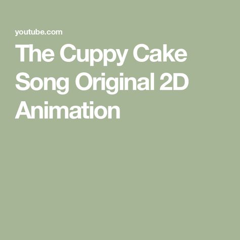 The Cuppy Cake Song Original 2D Animation Cuppy Cake Song, Cake Song, Cuppy Cake, Anime Studio, Adobe After Effects, 2d Animation, After Effects, Software, The Creator