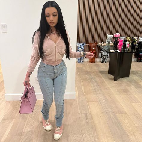 Bhad Bhabie, Fasion Outfits, Causal Outfits, Fits Clothes, Instagram Outfits, Cute Swag Outfits, Cute Everyday Outfits, Pink Outfits, Cute Simple Outfits