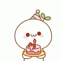 Budding Pop Happy Birthday GIF - BuddingPop HappyBirthday BirthdayCake - Discover & Share GIFs Anime Happy Birthday, Happy Birthday Drawings, Cute Happy Birthday, Cute Cartoon Images, Cute Cat Gif, Cute Cartoon Drawings, Birthday Gif, Cute Love Pictures, Dessin Adorable