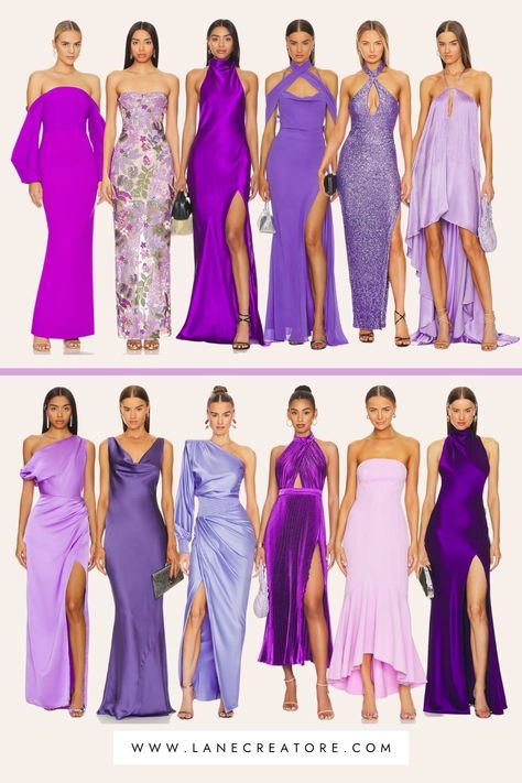 [CommissionsEarned] Purple Is The Color Of Royalty And Is A Dreamy Choice For A Formal Wedding Guest Dress. In This Article, I'm Sharing 30  Iconic Purple Formal Dresses To Rock This Wedding Season. From Romantic Lavender Gowns To Statement Plum Maxi Dresses, These Styles Promise To Make A Statement At Any Venue. Click To Read And Shop The Looks! #formalweddingguestdresssummer Purple Wedding Guest Dress Summer, Purple Wedding Dress Guest, Purple Elegant Outfit, Purple Dress Styling, Purple Dresses For Wedding, Formal Outfit For Wedding, Lilac Wedding Guest Dress, Purple Wedding Guest Outfit, Purple Elegant Dress