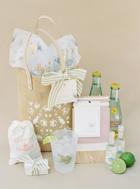 Galleries | Samantha Meyer Studio Bachelorette Welcome Bags, Best Wedding Registry, Welcome Baskets, Wedding Welcome Gifts, Bahamas Wedding, River Wedding, Bridesmaid Boxes, Welcome Card, Cabo Weddings