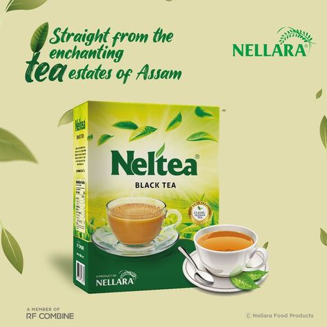 Natural tastes straight from the enchanting tea estates of Assam !! Neltea , The refreshment is Guaranteed!! . . . #nellara #neltea #nellarafoodproducts #food #foodproducts #foodlikeproducts #foodbloggers #foodforfoodies #foodandbeverage #foodbusiness #foodorder #foodadvertising #tea Tea Packing Design, Tea Box Design, Almirah Designs, Tea Labels, Tea Packaging Design, Food Manufacturing, Food Advertising, Pouch Packaging, Photoshop Tutorial Design