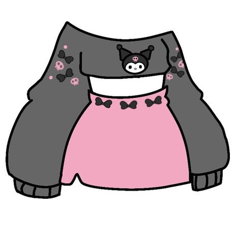 Sanrio Outfits Drawing, Art Base Clothes, Gacha Kuromi, Gacha Art Base, Pink Pixel Art, Gacha Clothes, Cute Eyes Drawing, Drawing Ideas List, Paper Dolls Clothing