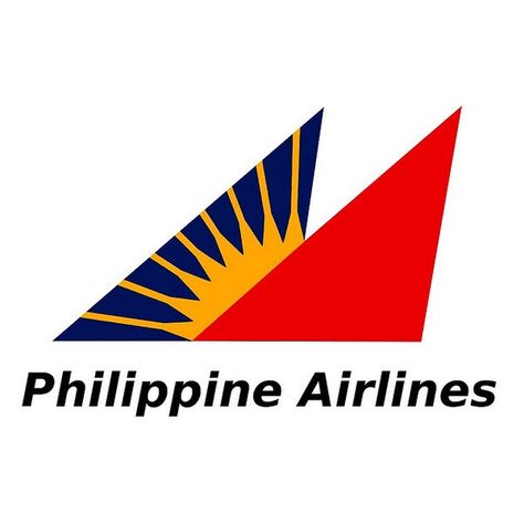 Philippine Airlines Logo Philippines Airlines, Airport Logo, Philippine Airlines, Airlines Logo, Airlines Branding, Vintage Airline Posters, Airplane Crafts, Old Commercials, Airline Logo