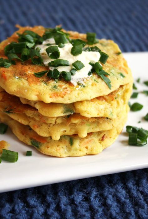 Quick Recipe:  Healthier Zucchini and Carrot Fritters @The Kitchn Dinner Recipes Zucchini, Squash Leaves, Carrot Fritters, Recipes Zucchini, Zucchini Carrot, Zucchini Pancakes, Healthy Zucchini, Zucchini Squash, Zucchini Fritters