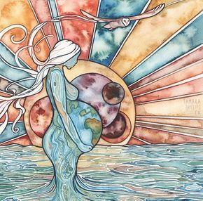 Mother Earth Motherhood Artwork, Mother Earth Art, Birth Art, Pregnancy Art, Mother Art, Earth Art, Goddess Art, Low Energy, Spiritual Art