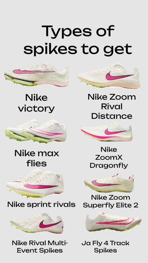 #meets#training#events#short#long#middle#distance#sprints#running#track#track and field#spikes#Nike#athletics Track Shoes Spikes, Spikes Track, Xc Running, Track And Field Events, Track And Field Spikes, Track Runners, Running Spikes, Track Meet, Track And Field Athlete