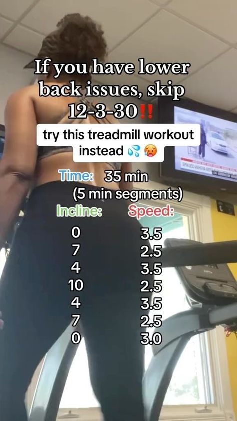 A great lower back friendly treadmill workout! It’s sure to be a SWEAT SESH‼️🥵 #fitness #treadmillworkout #igfitness#instafitness #fitnesstips #workout #fatburningworkouts #cardioforfatloss #cardioworkout #cardio #fyp #fitnessjourney #inclineworkouts | LaToya, CPT, Fitness Coach | bodybylatoya · Original audio Walking Incline Treadmill Workout Interval Training, Treadmill Routine For Beginners, High Intensity Treadmill Workout, Fasted Cardio Workout Treadmill, Uphill Walking Treadmill Workouts, Tredmill Workout For Fat Loss, Treadmill Cardio Workout, Low Impact Treadmill Workout, 28 Day Walking Challenge Treadmill