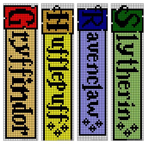 Harry Potter Perler Beads Bookmarks, Harry Potter Seed Bead Pattern, Perler Beads Ideas Harry Potter, Bracelet Pixel Pattern, Friendship Cross Stitch Patterns, Harry Potter Beads Pattern, Pixel Art Pattern Harry Potter, Harry Potter Grid Pattern, Perler Bead Patterns Harry Potter