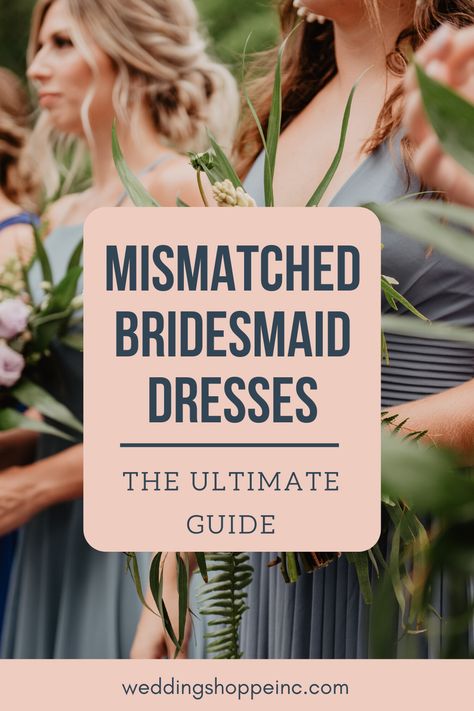 Want to mix and match your bridesmaid dresses?  This is the perfect way to let your girls find the most flattering style for their body!  Plus, it adds a little bit of individuality to each bridesmaid.  Check out our guide to mismatching bridesmaid dresses. Bridesmaid Dresses Different Lengths, Individual Bridesmaid Dresses, Dessy Group Bridesmaid Dresses, March Wedding Colors Bridesmaid Dress, Azazie Bermuda Bridesmaid Dresses, Tomboy Bridesmaid Outfit, Bridesmaids Wearing Different Colors, Where To Buy Bridesmaid Dresses, Mismatch Bridesmaid Dress