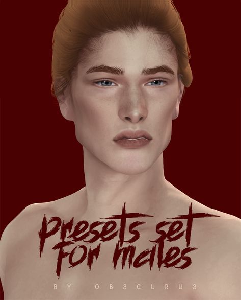 presets set for your male sims | obscurus-sims on Patreon Male Sims, Sims 4 Male Clothes, Sims 4 Cc Eyes, The Sims 4 Skin, Sims 4 Anime, Sims 4 Mm Cc, Sims 4 Body Mods, Sims 4 Cc Skin, Sims 4 Mm