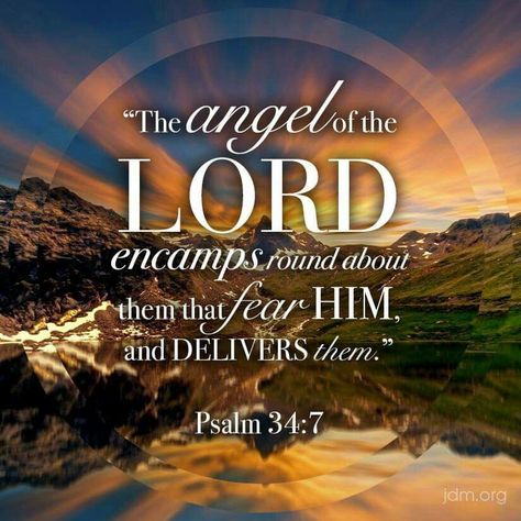 Psalm 34 7, The Angel Of The Lord, Angel Of The Lord, God Power, Favorite Scriptures, Christian Quotes Prayer, Psalm 34, Ayat Alkitab, Finding Purpose