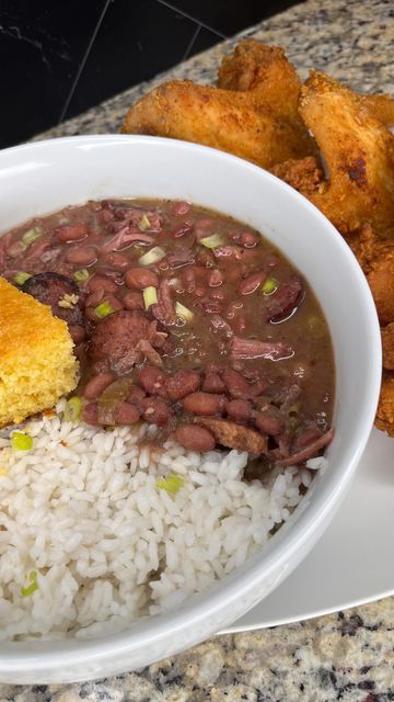 Beans Rice Recipe, Red Bean And Rice Recipe, Red Beans Rice, Jamaica Food, Sunday Dinner Recipes, Meat Seasoning, Rice And Beans, Beans And Rice, Turkey Meat