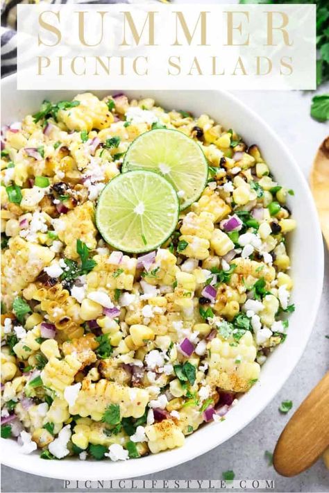 Jazz up your summer picnic salad routine with these gorgeous summer salad ideas. Picnic Salad Ideas, Summer Picnic Salads, Best Summer Salad Recipes, Summer Salad Ideas, Picnic Salad Recipes, Healthy Cookout, Salads For Picnics, Vegetarian Picnic, Picnic Salads