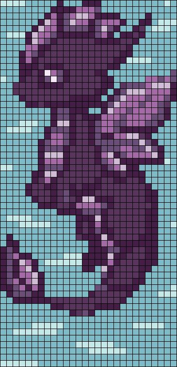 Pixel Art Pattern Dragon, Dnd Wyvern, Dragon Alpha Pattern, Dnd Pixel Art, Dnd Cross Stitch, Small Alpha Patterns, Dragon Pixel Art, Pixel Art Dragon, Pixel Dragon