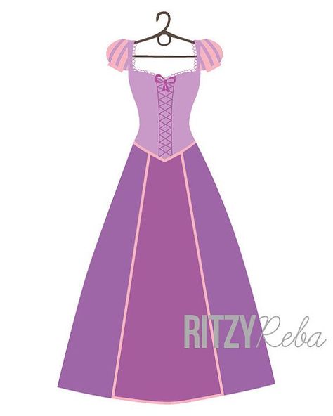 Repunzel Dress, Princesscore Fashion, Tangled Dress, Rapunzel Drawing, Disney Lego, Svg Pictures, Rapunzel Princess, Kids Playroom Art, Rapunzel Cosplay