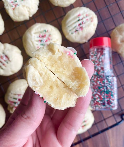 Whipped Shortbread Christmas Cookies Whipped Shirt Bread Cookies, Whipped Short Bread Cookies, Candy Cane Whipped Shortbread, Whipped Chocolate Chip Shortbread Cookies, Whipped Shortbread Cookies Christmas, Whipped Shortbread Cookies Taste Of Home, Meltaway Cookies, Chocolate Christmas Cookies, Easy Holiday Cookies