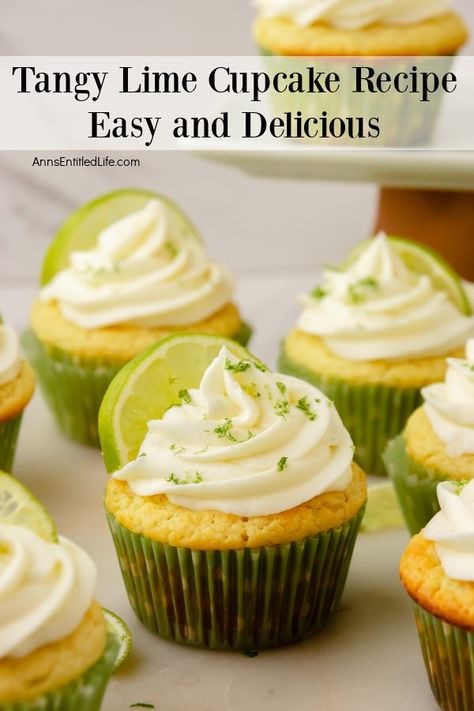 Tangy Lime Cupcakes Recipe| Easy and Delicious. Indulge in the irresistible tangy sweetness of this lime cupcake recipe. Discover a delightful treat with zesty lime flavors and a moist, fluffy texture. Perfect for any occasion! Lime Cupcake Recipe, Key Lime Cupcakes, Cheesecake Frosting, Lime Cupcakes, Easy Cupcake Recipes, Lime Cheesecake, Fluffy Texture, Cupcake Recipe, Cupcakes Recipe