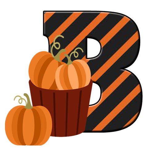 Halloween Alphabet, Scrapbook Letters, Letter P, Letter D, Letter R, Alphabet And Numbers, Letter B, Fall Foliage, Fall Pumpkins