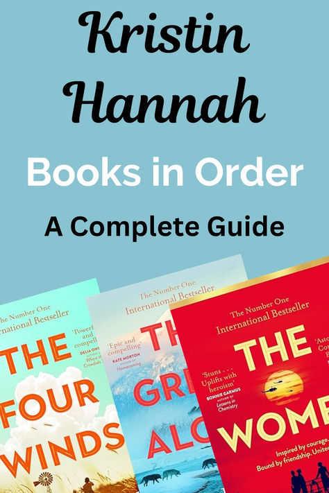 Indulge in the captivating world of Kristin Hannah with our 'Kristin Hannah Books in Order' guide! Immerse yourself in the emotional depth and gripping narratives of her novels, all in perfect chronological sequence. 📚✨ #KristinHannah #ReadingGuide Kristin Hannah Books In Order, Kristin Hannah Books, Kristen Hannah, Passionate Romance, Reading Guide, Kristin Hannah, Emotional Depth, Shocking Facts, Printable Checklist