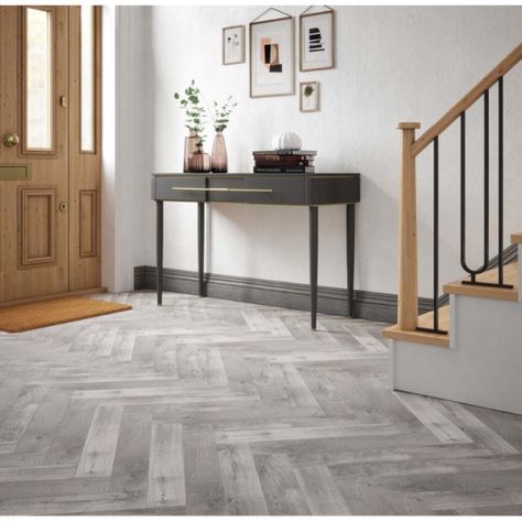 Wood Tile Bathroom Floor, Wood Effect Floor Tiles, Grey Walls Living Room, Grey Stained Wood, Herringbone Wood Floor, Tile Wood, Wood Effect Tiles, Dark Wood Floors, Grey Tiles