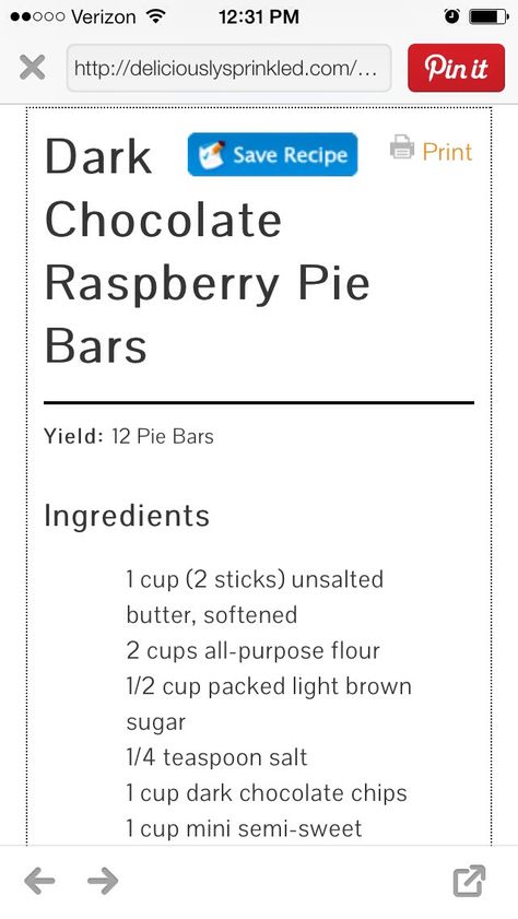 Dark Chocolate Raspberry Pie Bars Dark Chocolate Raspberry Pie Bars, Raspberry Pie Bars, Chocolate Raspberry Pie, Dark Chocolate Raspberry, Raspberry Pie, Brown Cups, Pie Bars, Pie Bar, Chocolate Raspberry