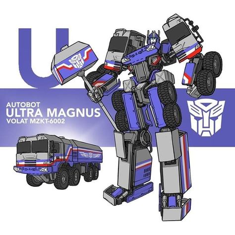 Ultra Magus  @theamazingspino Ultra Magnus Transformers, Transformers Decorations, Alphabet U, Transformers Poster, Bumblebee Movie, Robot Machine, Arcee Transformers, Lego Transformers, Transformers Starscream