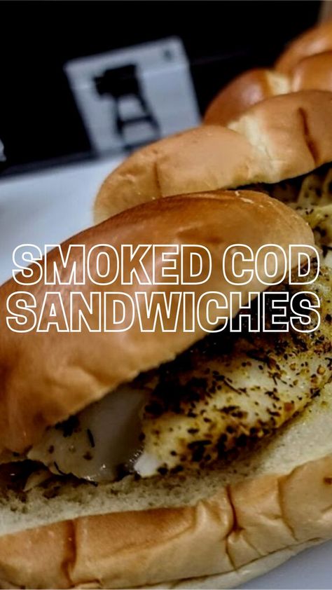 Smoked Cod Sandwiches Smoked Fish Recipe, Thyme Seasoning, Smoked Cod, Udon Noodle Soup, Salt Free Seasoning, Pink Peppercorn, Lemon Thyme, Duck Fat, Cod Recipes