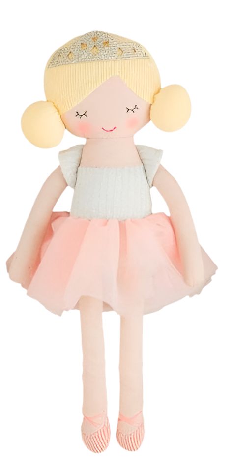 My First Ballerina Doll is an adorable and huggable plush toy that is perfect for little ones. This ballerina doll stands at 16 inches tall, making it the ideal size for toddlers to cuddle and play with. The doll's soft and plush body is made from minky fabric, ensuring a comfortable and gentle touch for your child. Its blonde hair is made from Toddler Sweater knit yarn, giving it a unique and charming look. The hair is also securely attached, so you don't have to worry about it coming loose dur Fabric Doll, Ballerina Gifts Kids, Felt Ballerina Ornament, Ballerina Blanket, Ballerina Rag Doll Pattern Free, Linen Candle, Ballerina Plush Doll, Scout Bags, Ballerina Doll