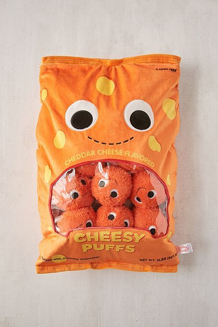 Giant Stuffed Cheese Balls Food Plushies, Yummy World, Food Pillows, Beanie Boo, Cute Plushies, Cheese Balls, Kawaii Plushies, Fake Food, Cheese Ball