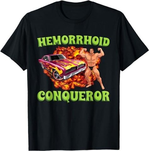 I just added a new item to eBay, Hemorrhoid Conqueror Funny Oddly Specific Dank Meme T-Shirt, S-5XL! #eBay #eBaySeller https://www.ebay.com/itm/145855317062?mkcid=16&mkevt=1&ssspo=daop_fi-sj-&ssuid=daop_fi-sj-&media=IG&widget_ver=freya&mkrid=711-127632-2357-0&sssrc=4256139&jobId=49d6c610-f801-45f4-bd40-9b0a3d18a9c8 Oddly Specific, Meme Tshirts, Funny Meme, Printed Tees, Types Of Printing, Collar Styles, Print Patterns, Types Of Sleeves, Geometric Pattern