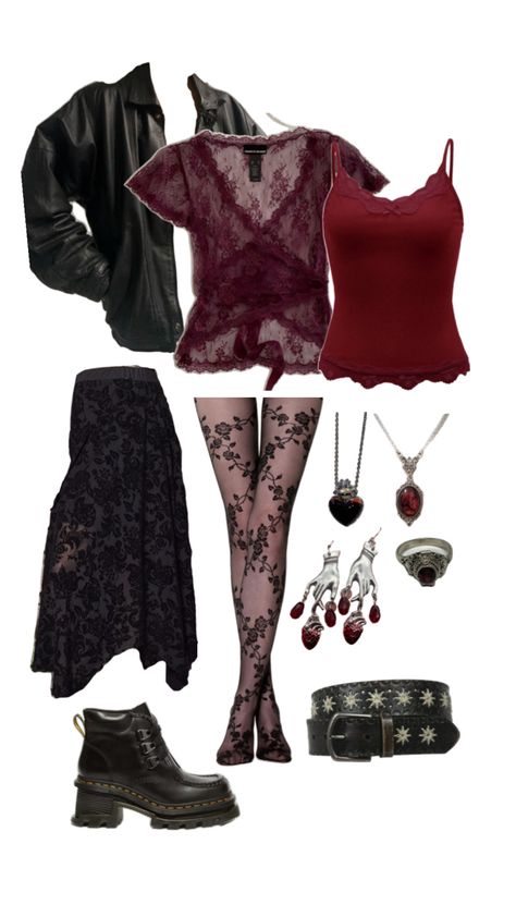 Witchcore Fashion, Romantic Goth Outfits, Goth Outfit Ideas, Anime Inspired Outfits, Cute Fall Outfits, Swaggy Outfits, Goth Outfits, Cute Everyday Outfits, Teen Fashion Outfits