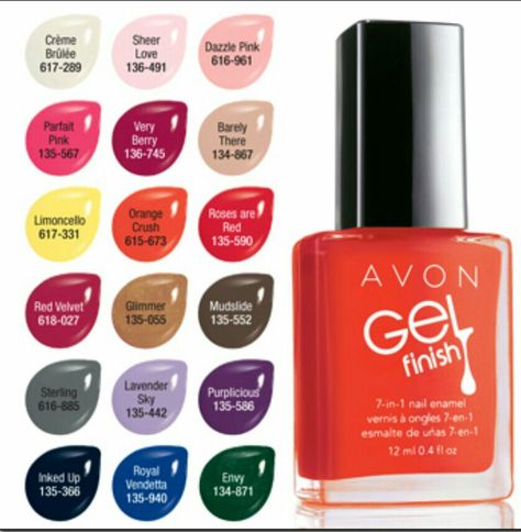 Avon Nails, Avon Brochure, Avon Makeup, Fragrance Gift, Orange Roses, Nail Lacquer, Scrunchies, Lavender, Nail Polish