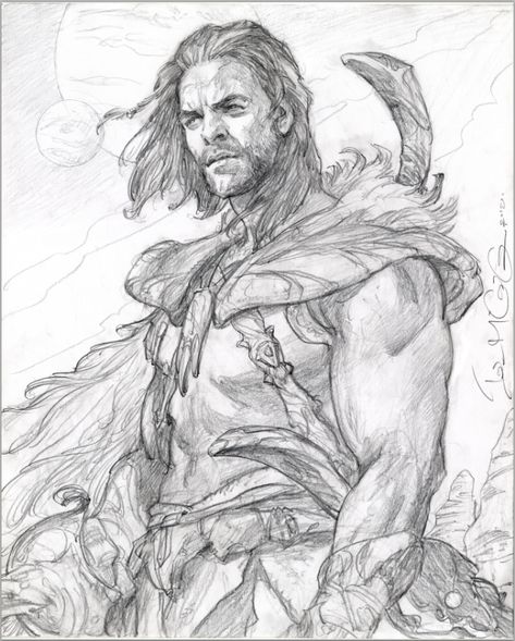 John Carter by Iain McCaig Comic Art Iain Mccaig, Comic Book Artists, Character Sketch, A Pencil, Illustration Character Design, Comic Artist, Comic Books Art, Pencil Drawing, Character Concept