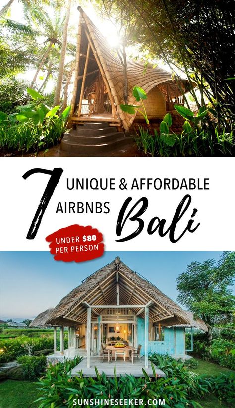 Make your holiday in Bali even more special by staying in one of these incredible houses! All under $80 per person a night! Lovina Bali, Incredible Houses, Voyage Bali, Bali Trip, Bali Vacation, Travel Bali, Bali House, Bali Travel Guide, Destination Voyage