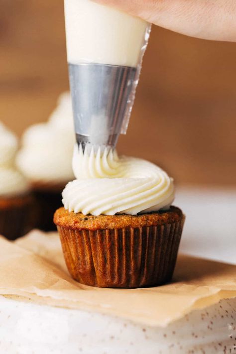 This is the BEST cream cheese frosting recipe! It's creamy smooth, holds its shape, and can be customized to any color or flavor. I've included the classic recipe as well as ways to add chocolate, brown butter, spices, or food coloring. #creamcheesefrosting #creamcheese #frosting #frostingrecipe #butternutbakery | butternutbakeryblog.com Paleo Buttercream Frosting, Coconut Butter Frosting, Coconut Manna Recipes, Homemade Diary, Paleo Frosting Recipe, Paleo Icing, Best Cream Cheese Frosting Recipe, Paleo Frosting, The Best Cream Cheese Frosting